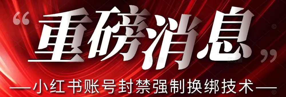 【副业项目7574期】【最新】小红书账号封禁强制换绑技术可日赚300-千图副业网