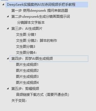 DeepSeek实操案例AI古诗词视频手把手教程分享-不玩虚的-千图副业网